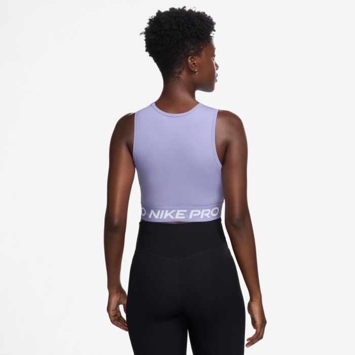 Nike Dame BH Pro Dri-FIT Cropped Tank Top Lilla