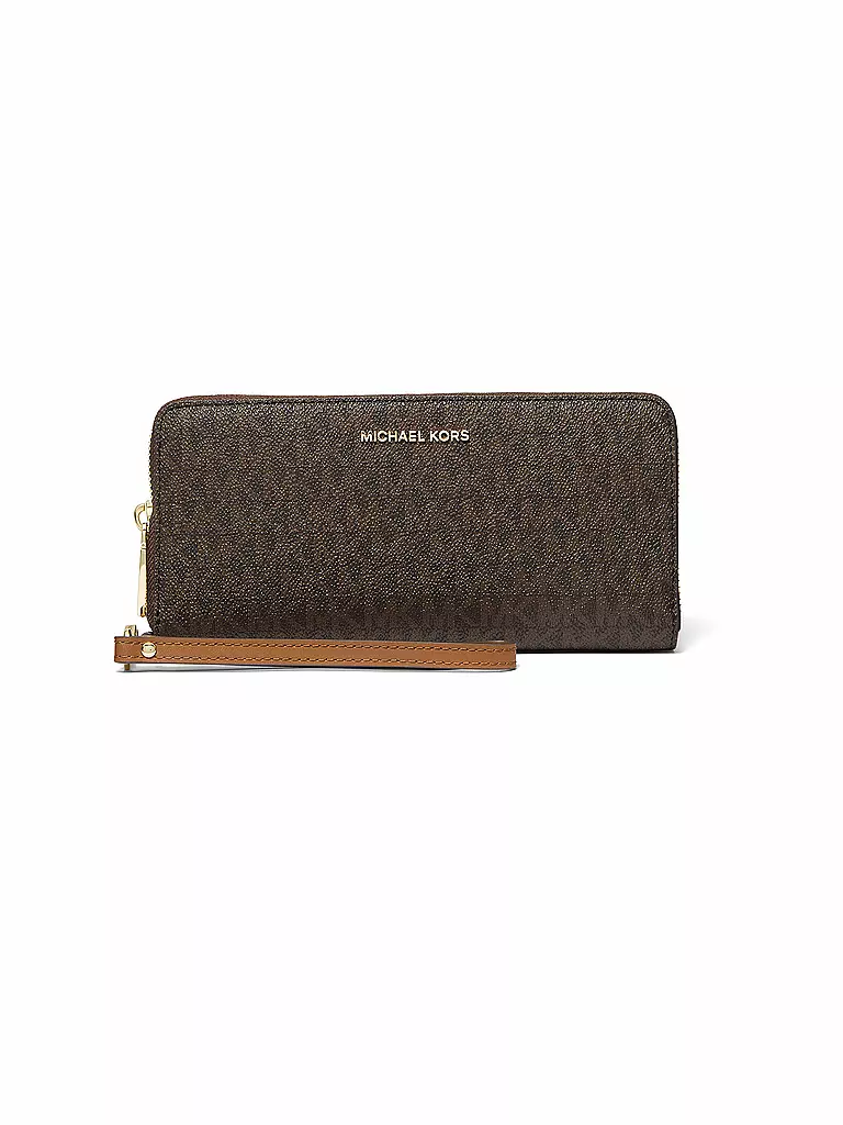 MICHAEL KORS Geldbörse JET SET TRAVEL  braun