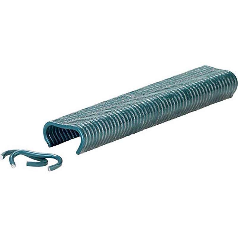 Agrafes grillage plastifiées gris Rapid VR22, boîte de 1100