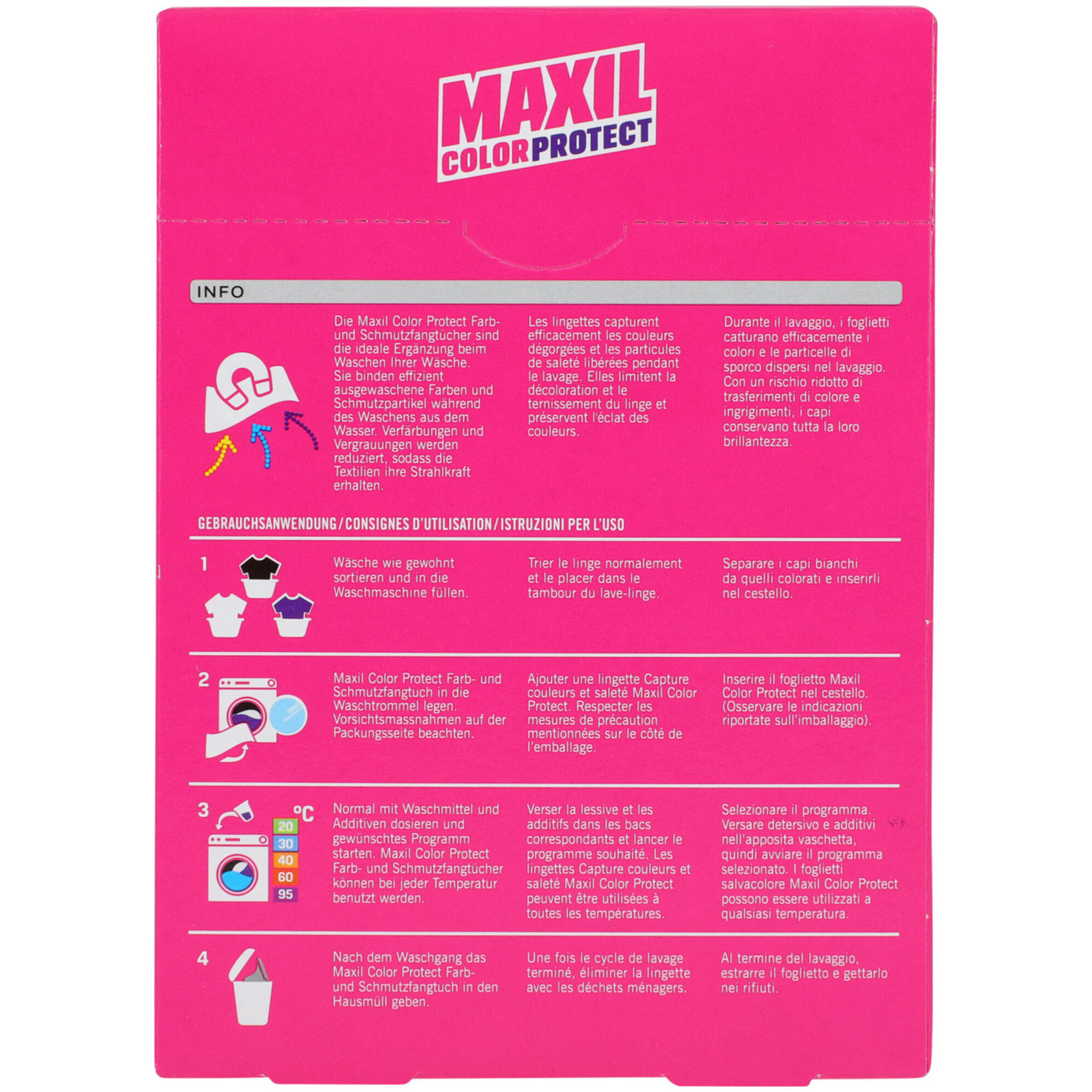 Maxil Farbstopptücher 20 Stück