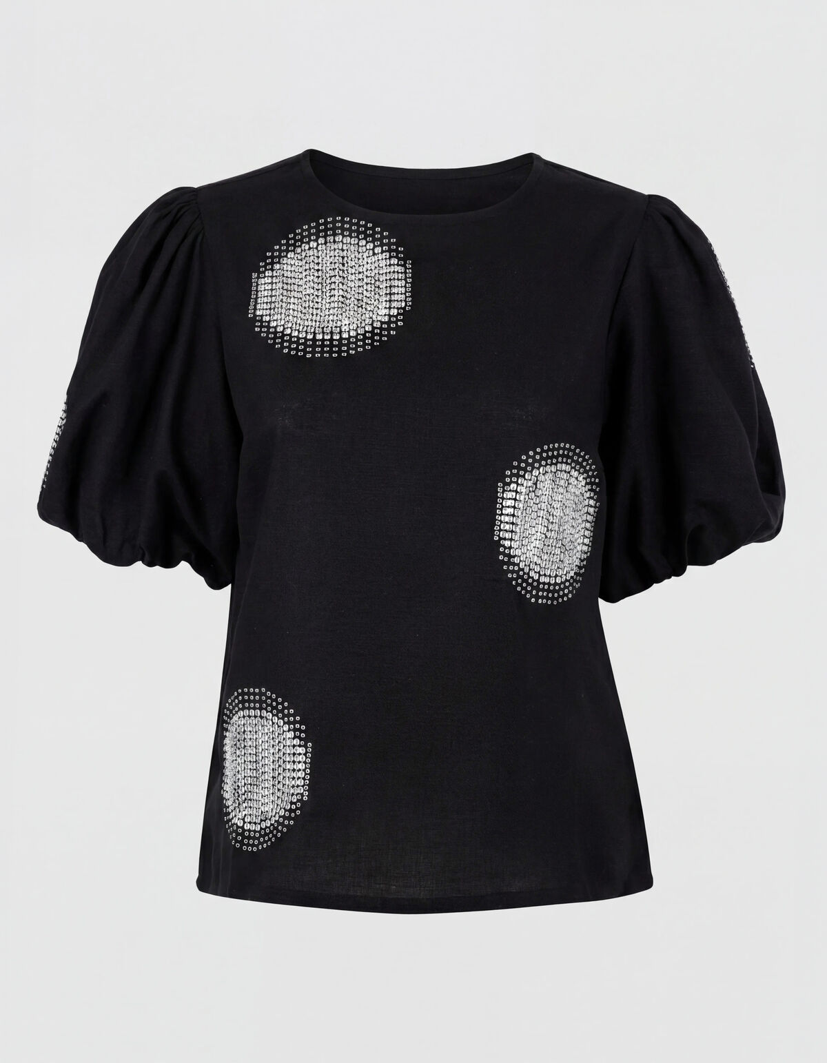 Polka Top Zwart