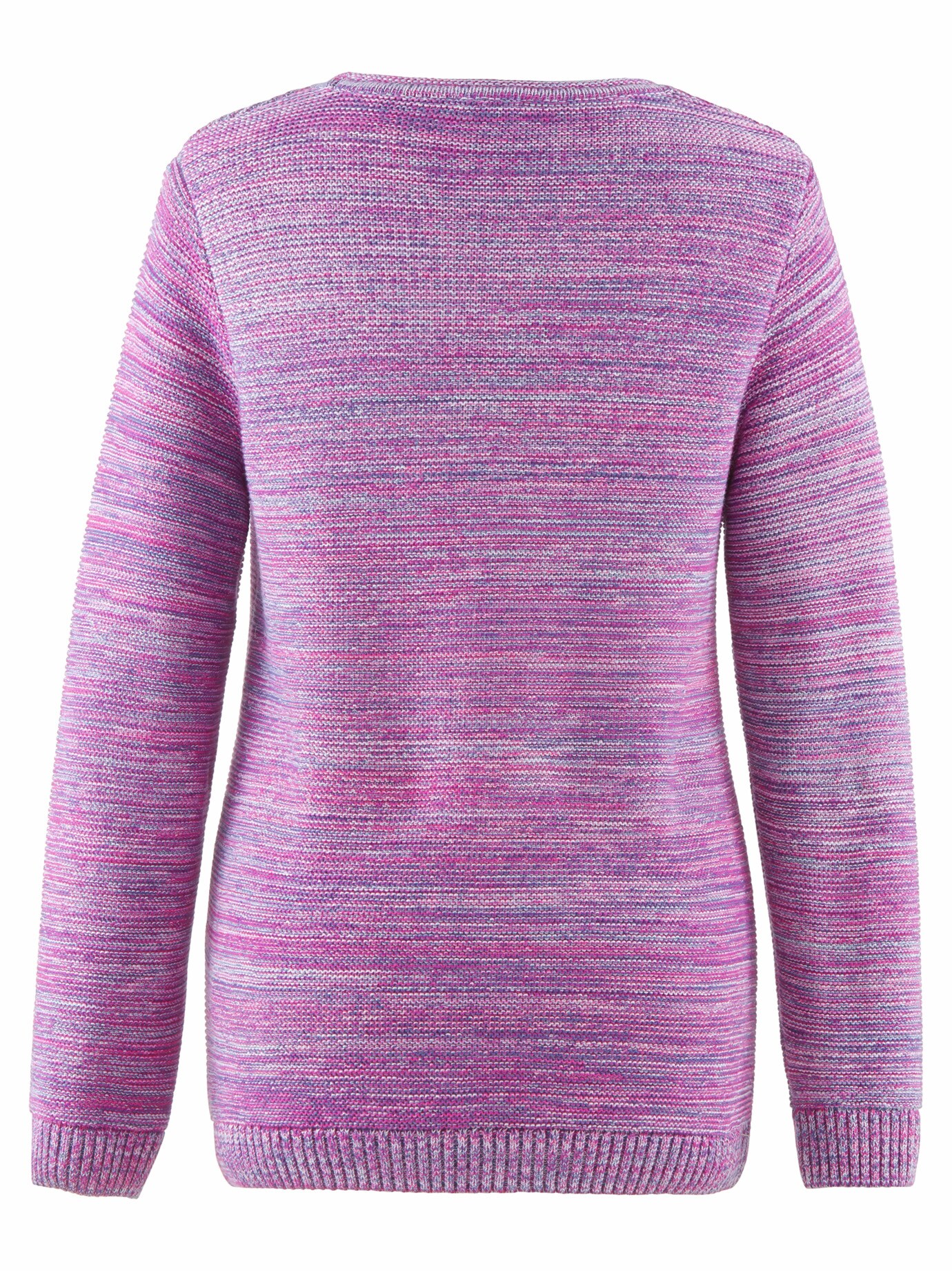 Mouline-Pullover Farbeffekt