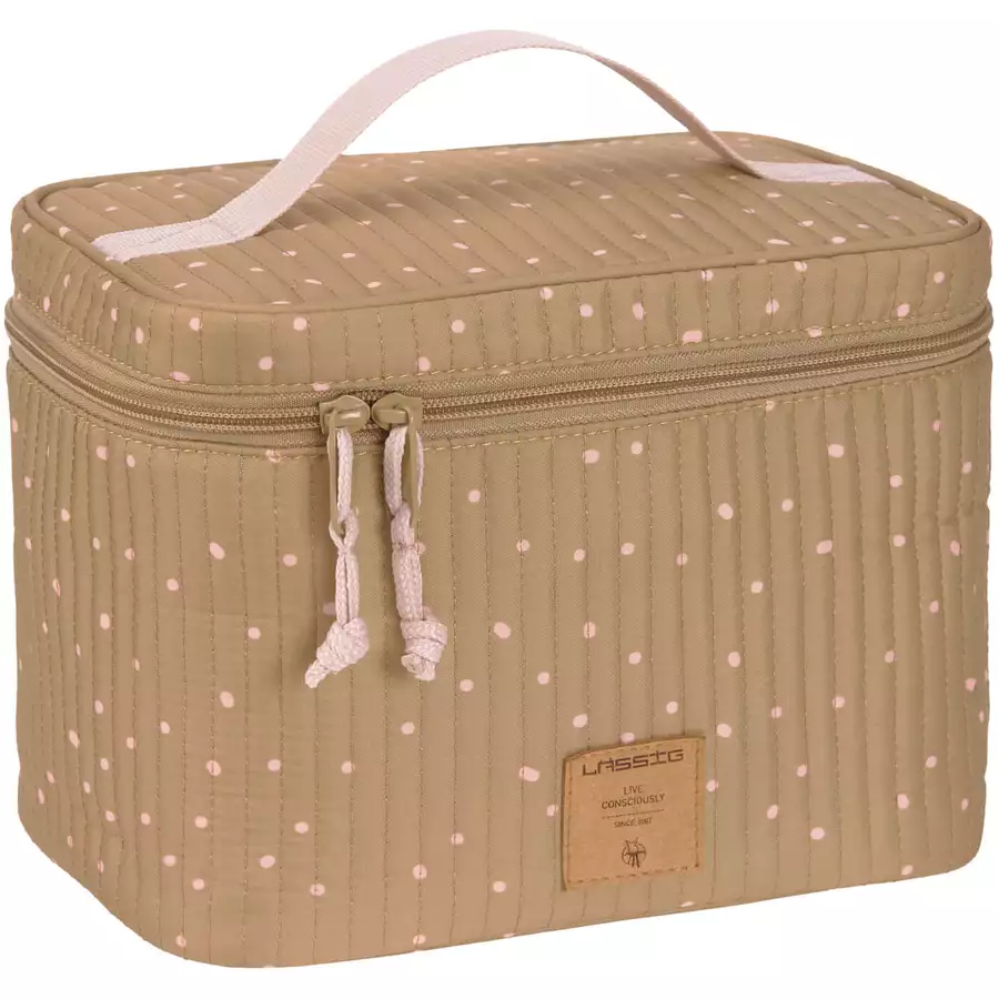 LÄSSIG Wickeltisch Organizer Nursery Caddy To Go Dots curry