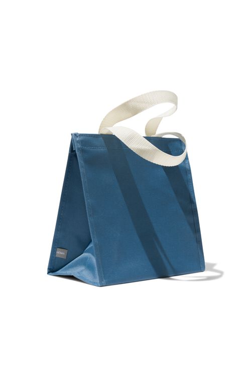 sac isotherme lunch gris bleu 11x23x26