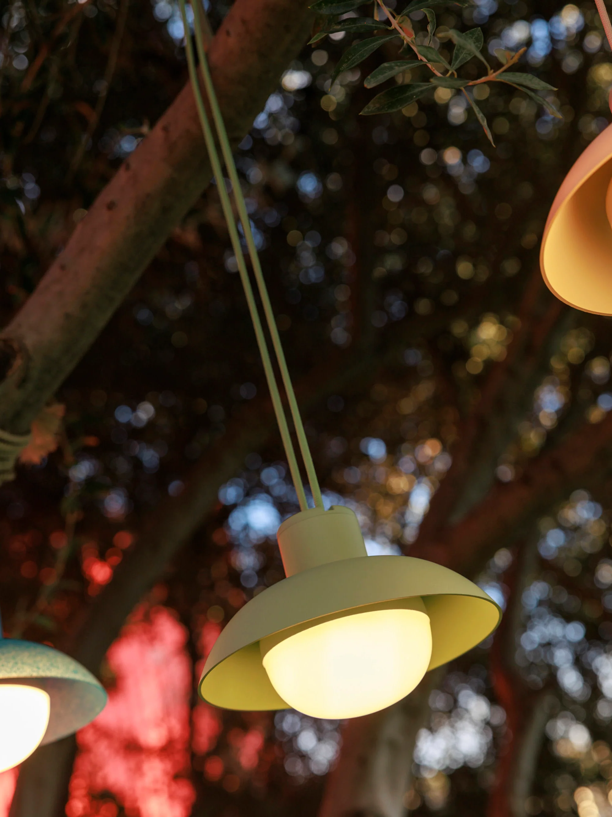 Outdoor LED hanglamp Syros, dimbaar