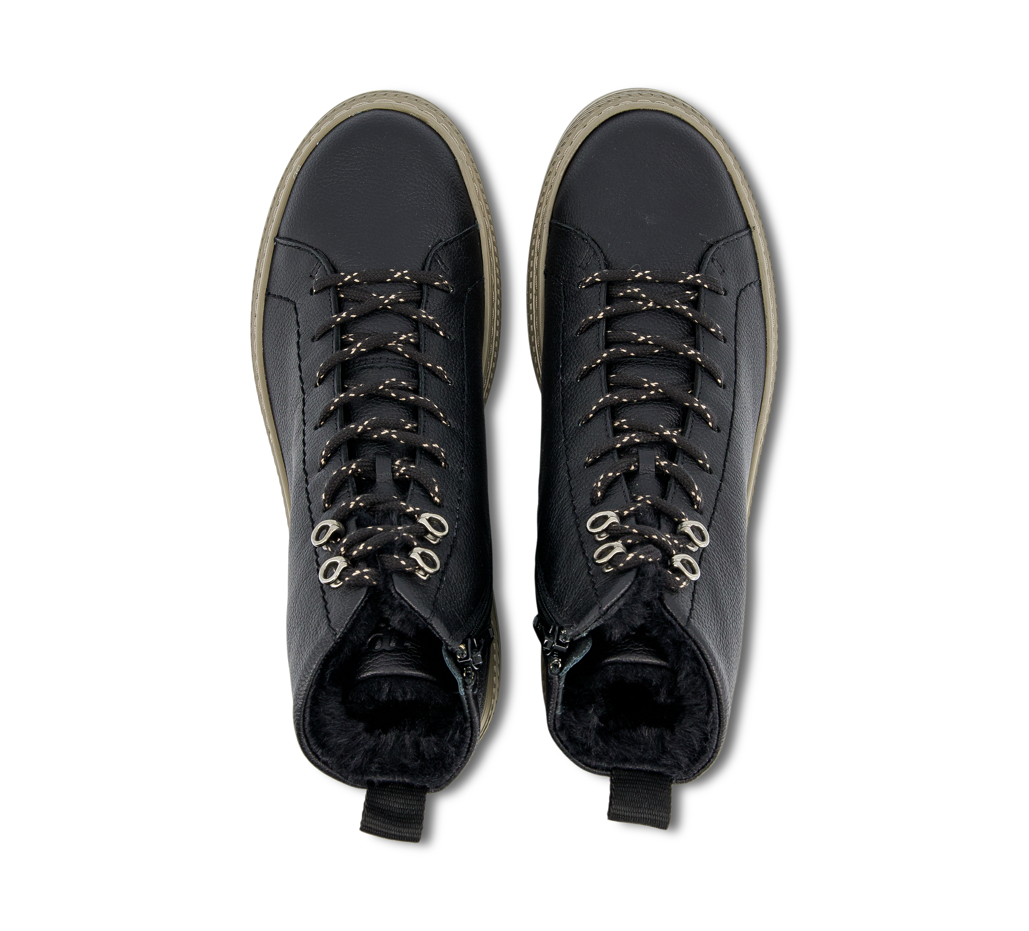 Paul Green Schnürstiefel schwarz