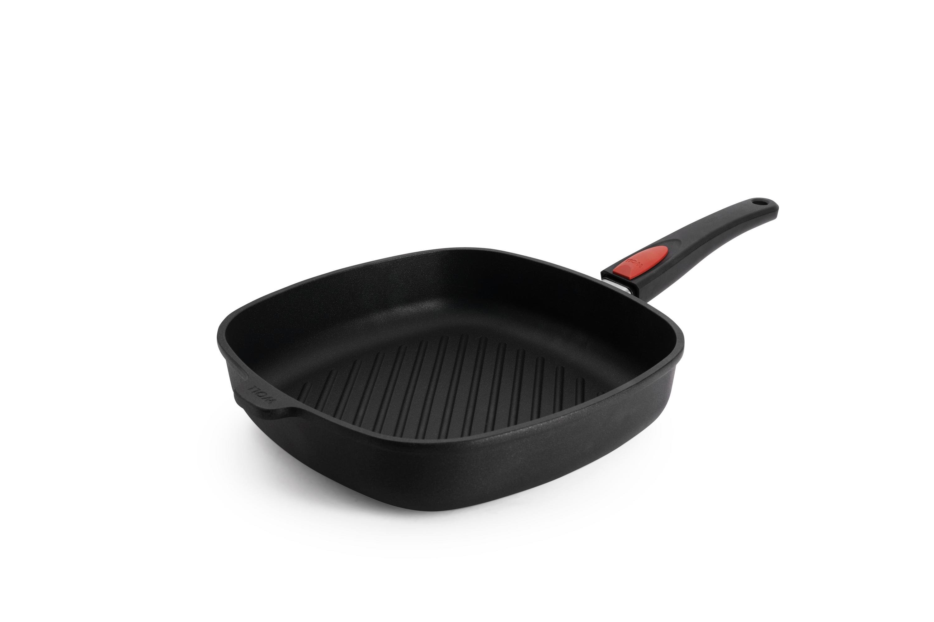 Diamond Titan Best Guss-Steakpfannen, viereckig, mit Rillen