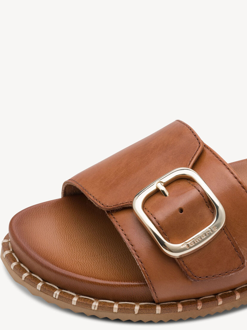 Leren Slipper - bruin