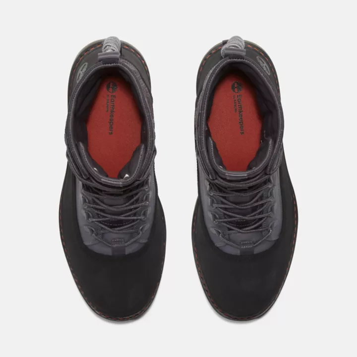 Bota Timberland x Raeburn de cano alto para homem, na cor cinza.