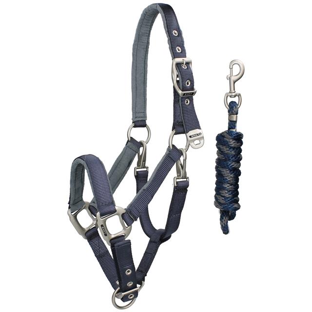 Halsterset Anky Donkerblauw-blauw
