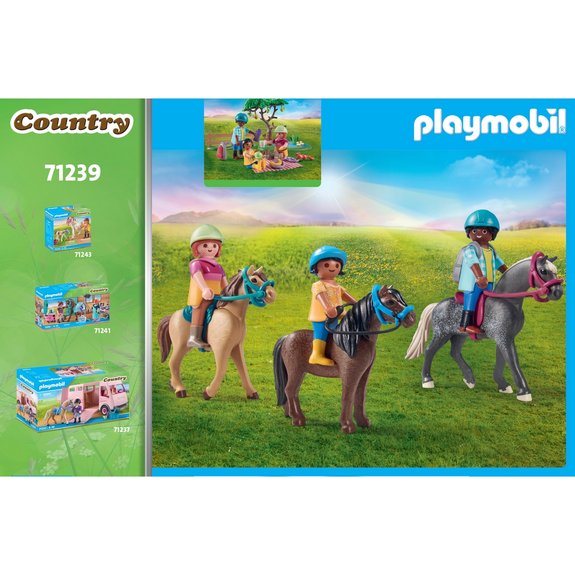 Cavaliers chevaux & pique-nique Playmobil Country 71239