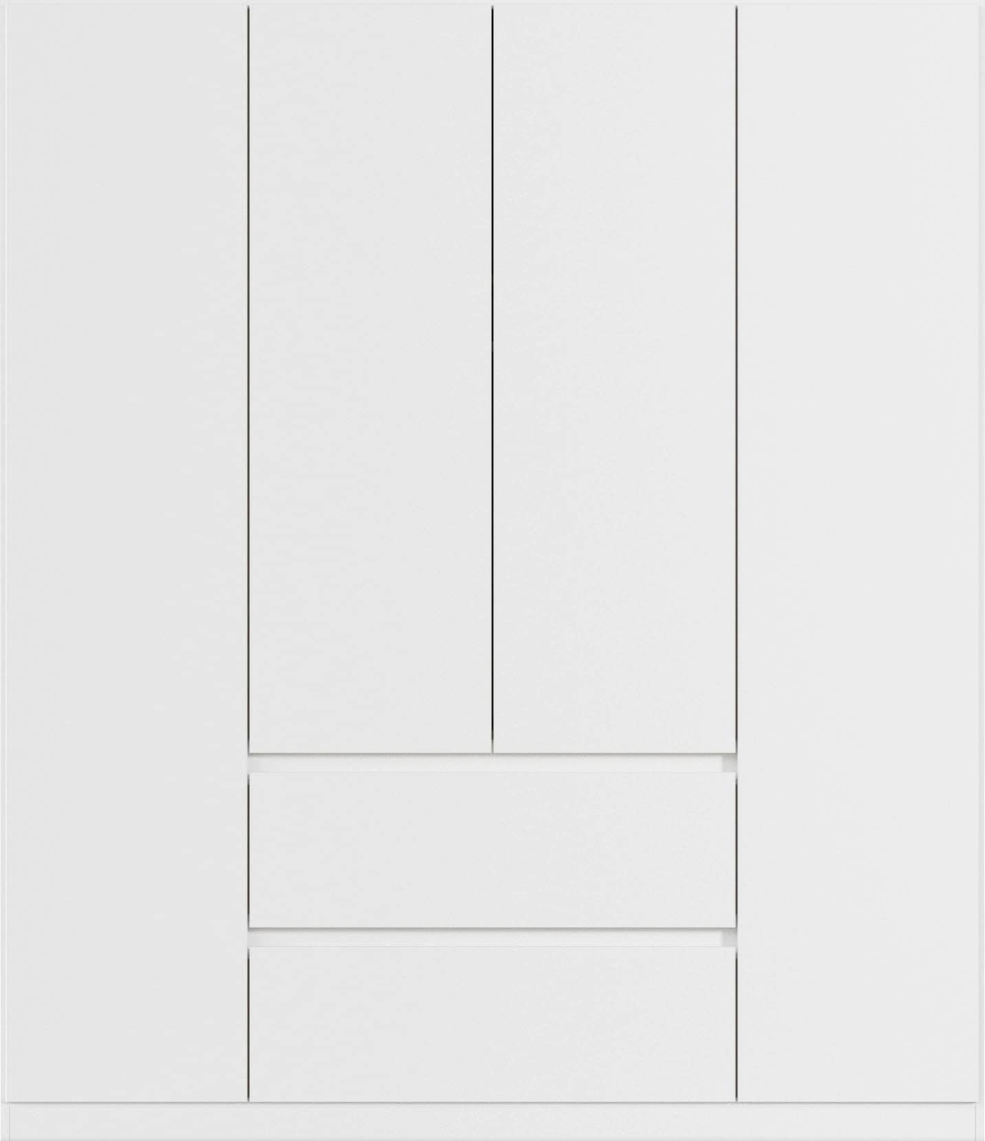 rauch Drehtürenschrank »Kleiderschrank Schrank Garderobe Garderobenschrank MAINZ« grifflose Front, Aussentüren mit Push-to-Open Funktion MADE IN GERMANY