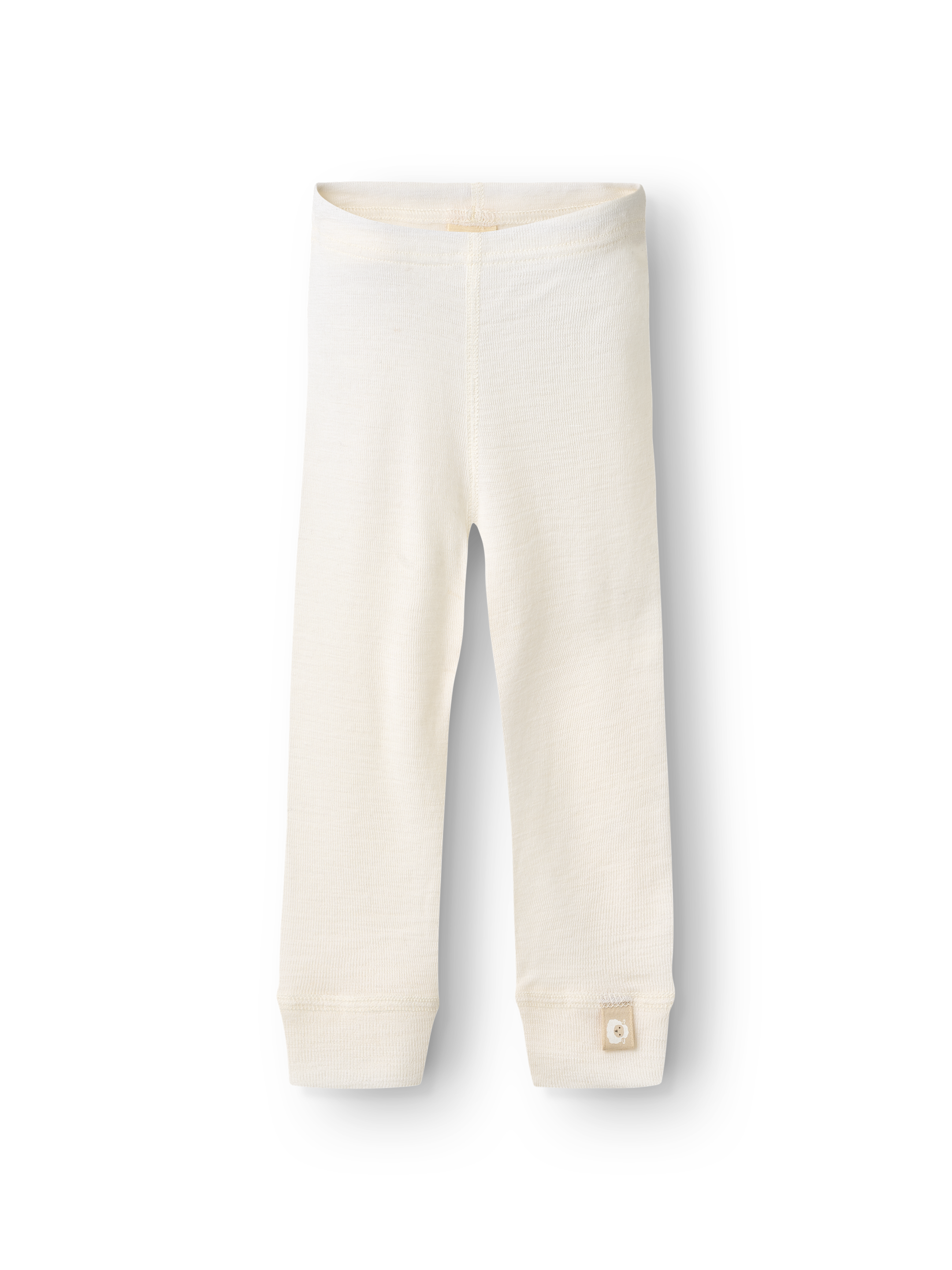 Legging van merinowol voor baby's in Kersthart
