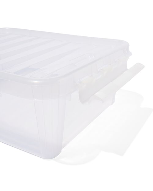 boîte de rangement 21L London transparent 50x39x18