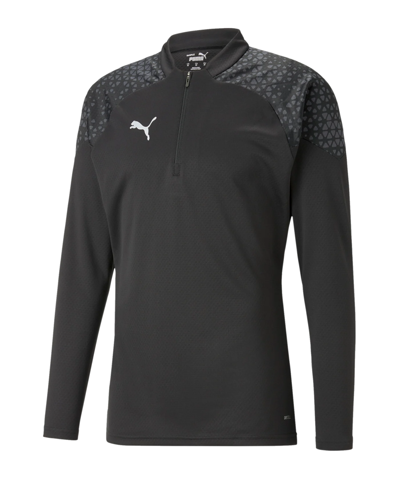 PUMA teamCUP HalfZip Sweatshirt Schwarz F03