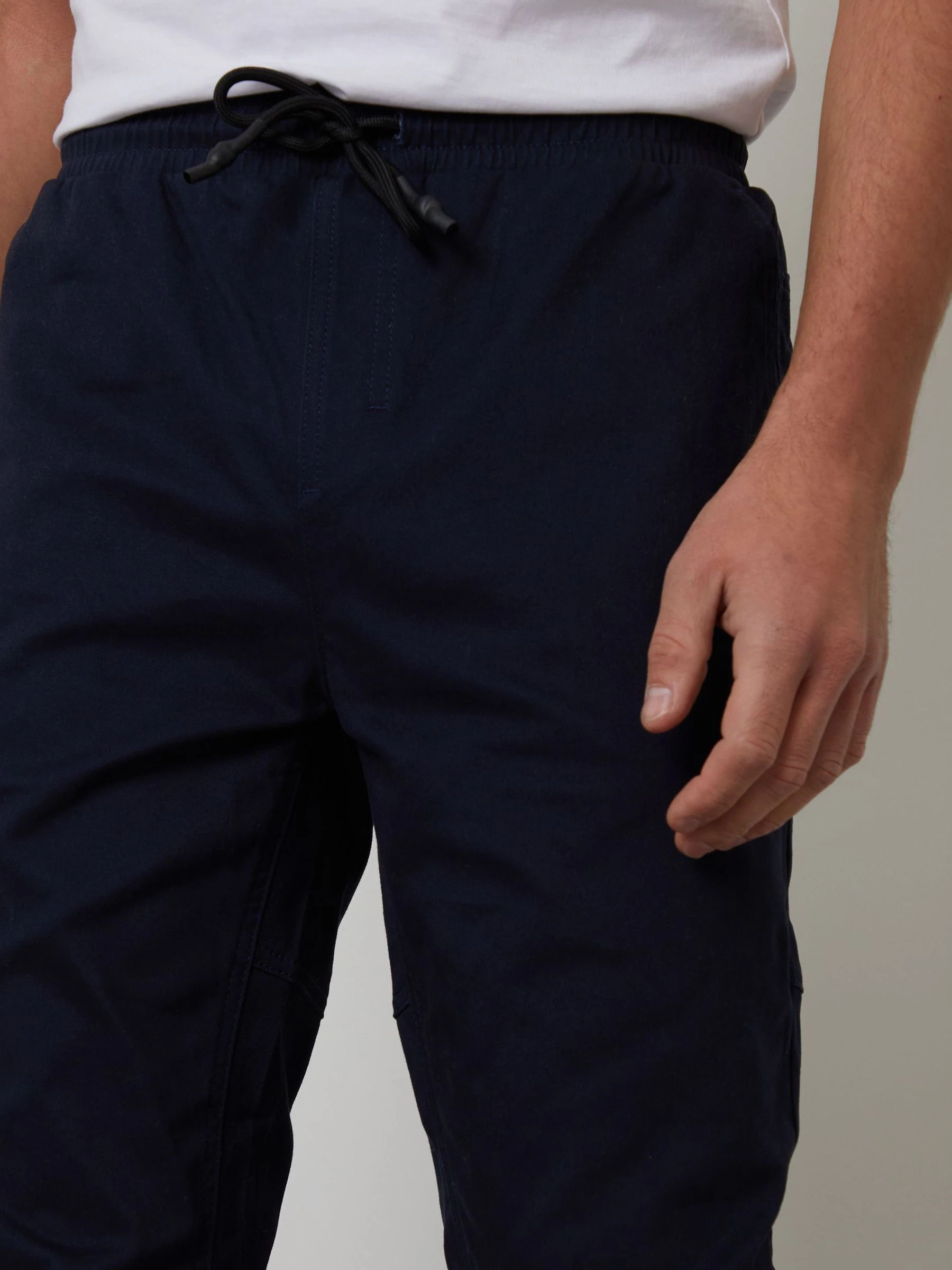 Blauw - Threadbare Jogger Style Drawcord Trousers