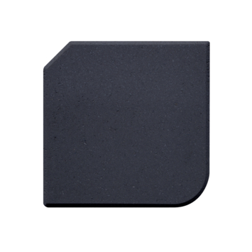 Parasolvoettegel beton vierkant zwart 25 kg