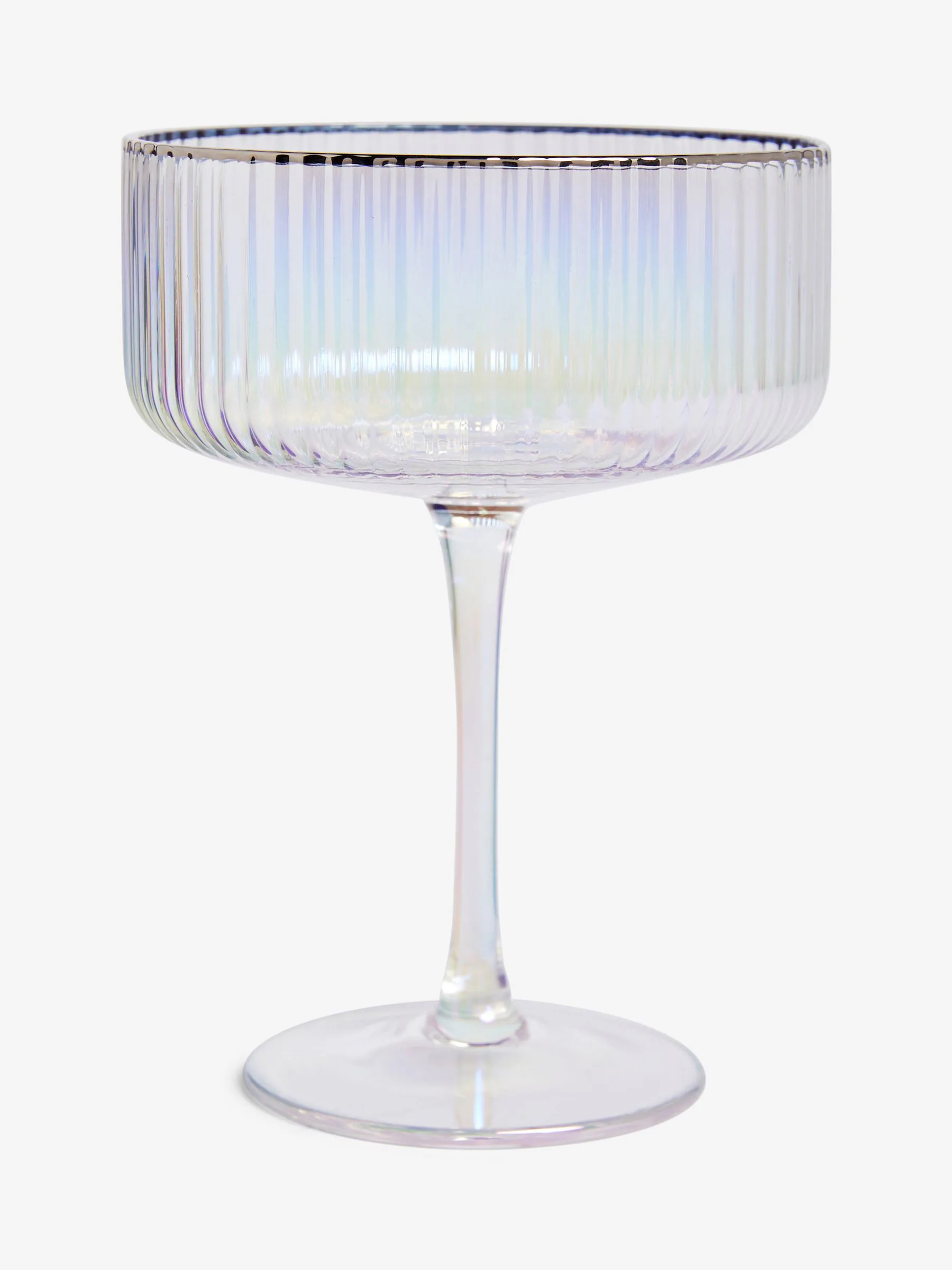 Set of 2 Hollis Iridescent Cocktail Glasses
