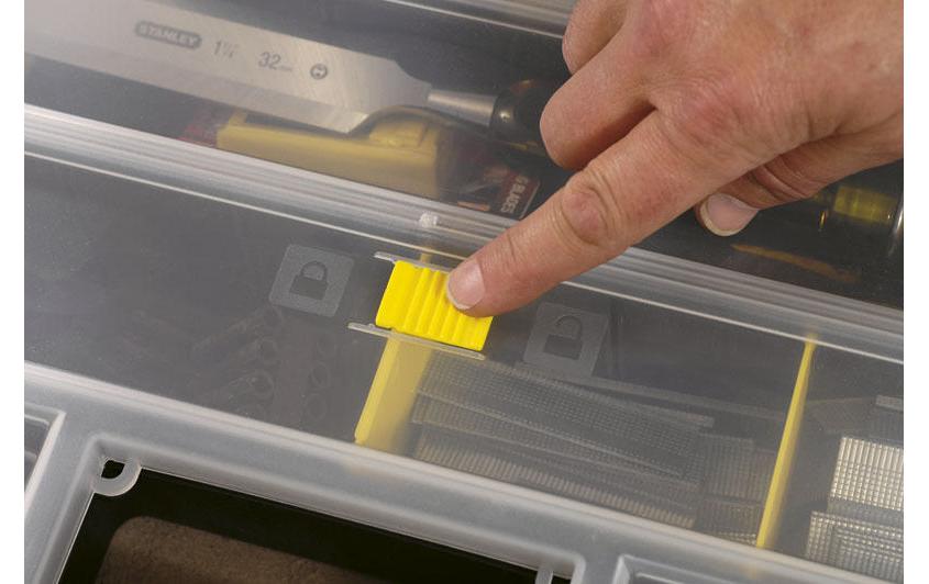 Organizer Standard mit 25 FächernOrangisation von Werkzeugen, Zubehör und Kleinteilen