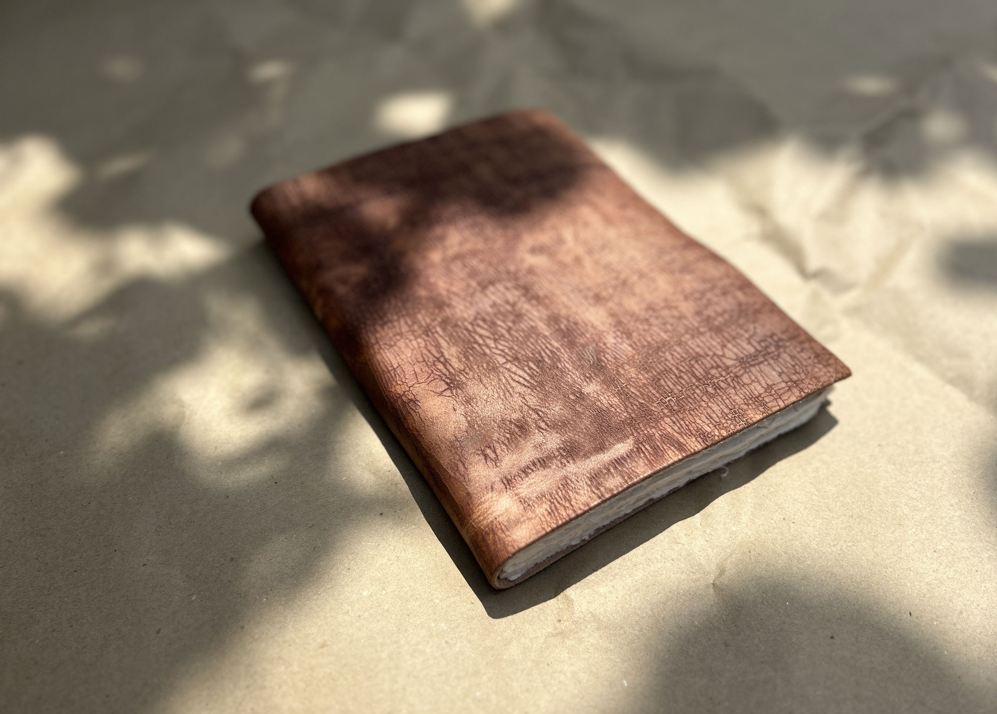 Notizbuch 'Rinara' aus Leder, braun, H 23 cm, B 16 cm, T 3 cm günstig bestellen