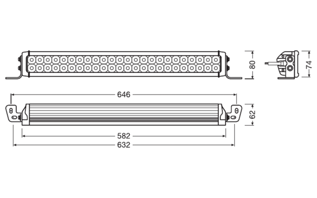 Osram LEDriving LIGHTBAR VX-CB Zusatzscheinwerfer