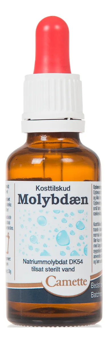 Camette Molybdæn Natriummolybdat - 30 ml.