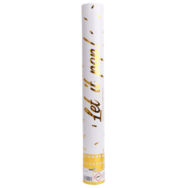 Gouden Confetti Kanon Folie 40cm