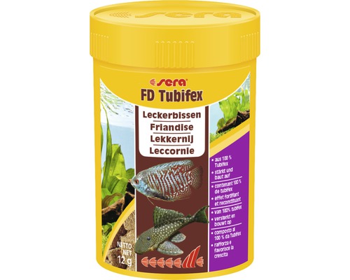 Sera FD Tubifex Cubes visvoer, 100 ml