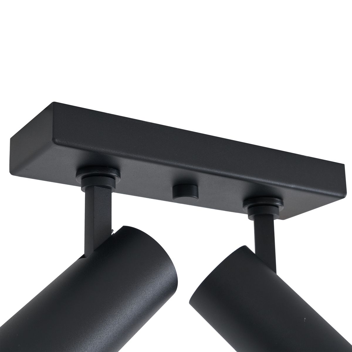 Moderne plafondlamp zwart incl. LED dimbaar 2-lichts - Tate