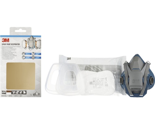 Herbruikbare maskerset voor verfspuiten 3M™ 6502QLPRO, beschermingsniveau A2P3