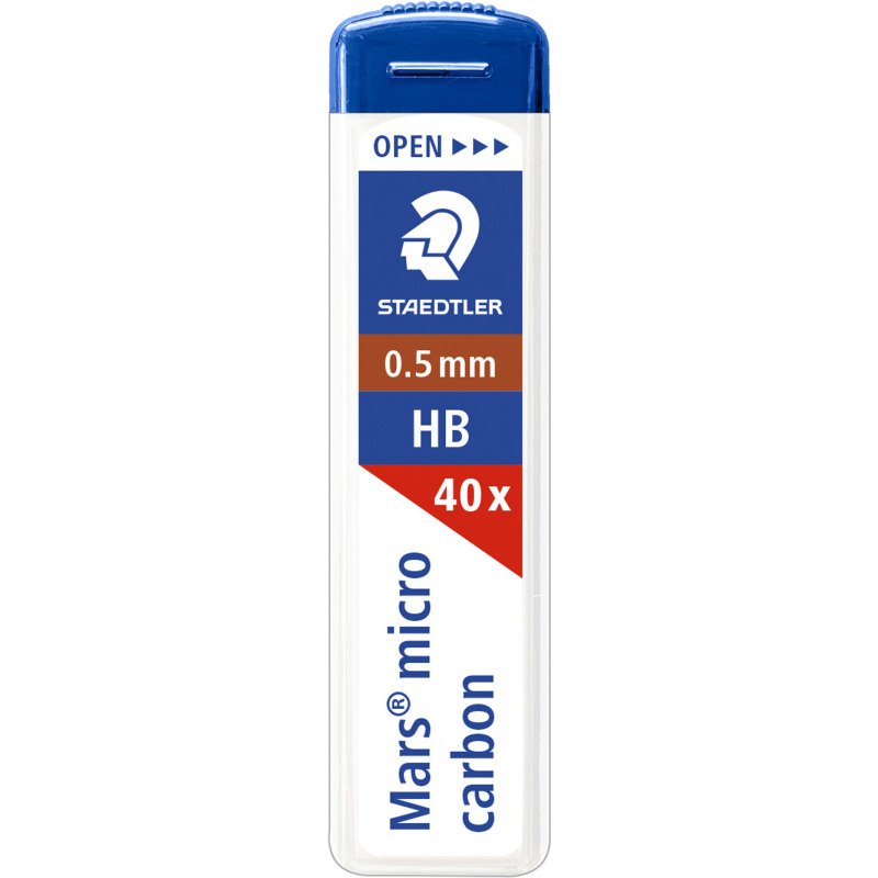 Mine HB 0,5 mm Staedtler - Etui de 40