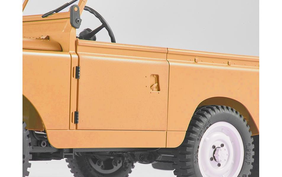Scale Crawler Land Rover Serie II Gelb, RTR, 1:12<br>Detailgetreuer Scaler mit 2-Gang Getriebe