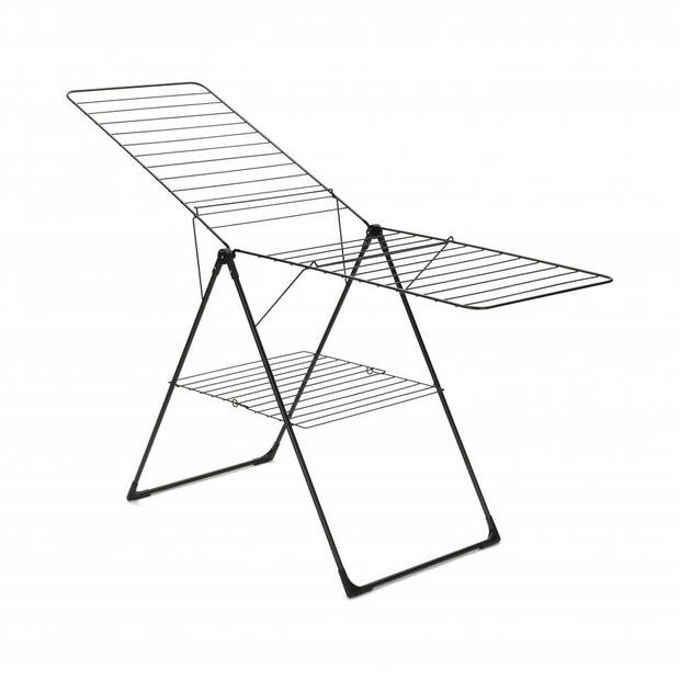 Brabantia Droogrek T-model 20 meter met wasknijpertasje - Black