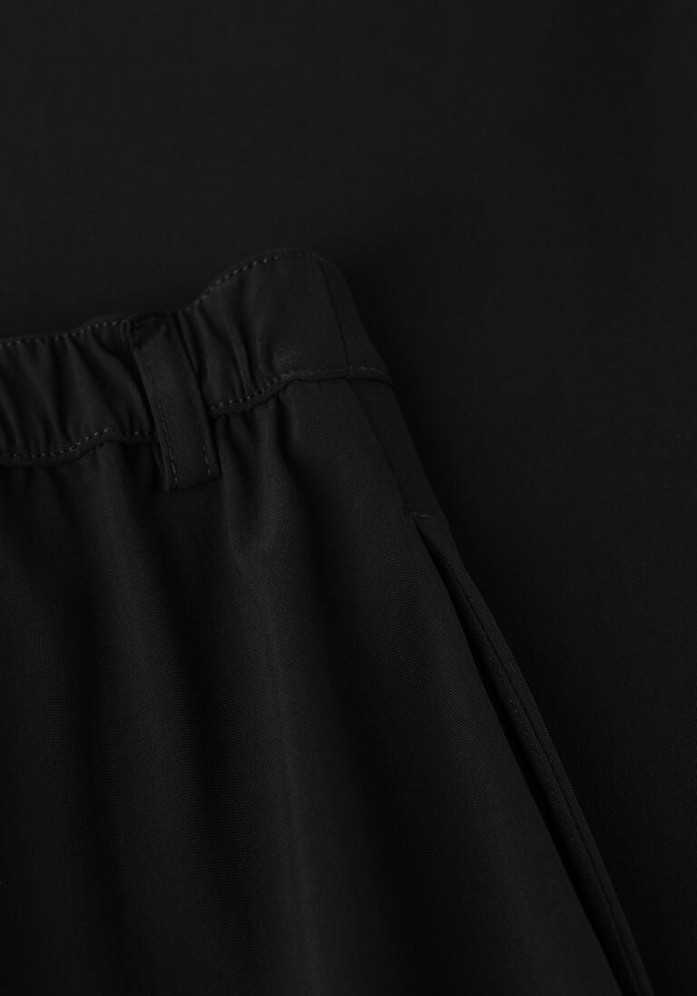 zwarte penn & ink maxirok skirt