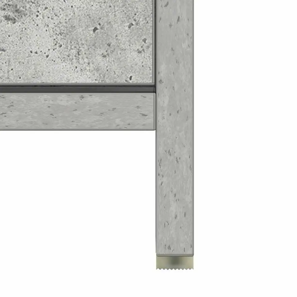 vidaXL - Badkamerkast - Grijs - Bewerkt hout