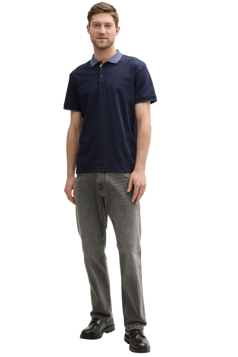 Tom Tailor blauwe heren polo