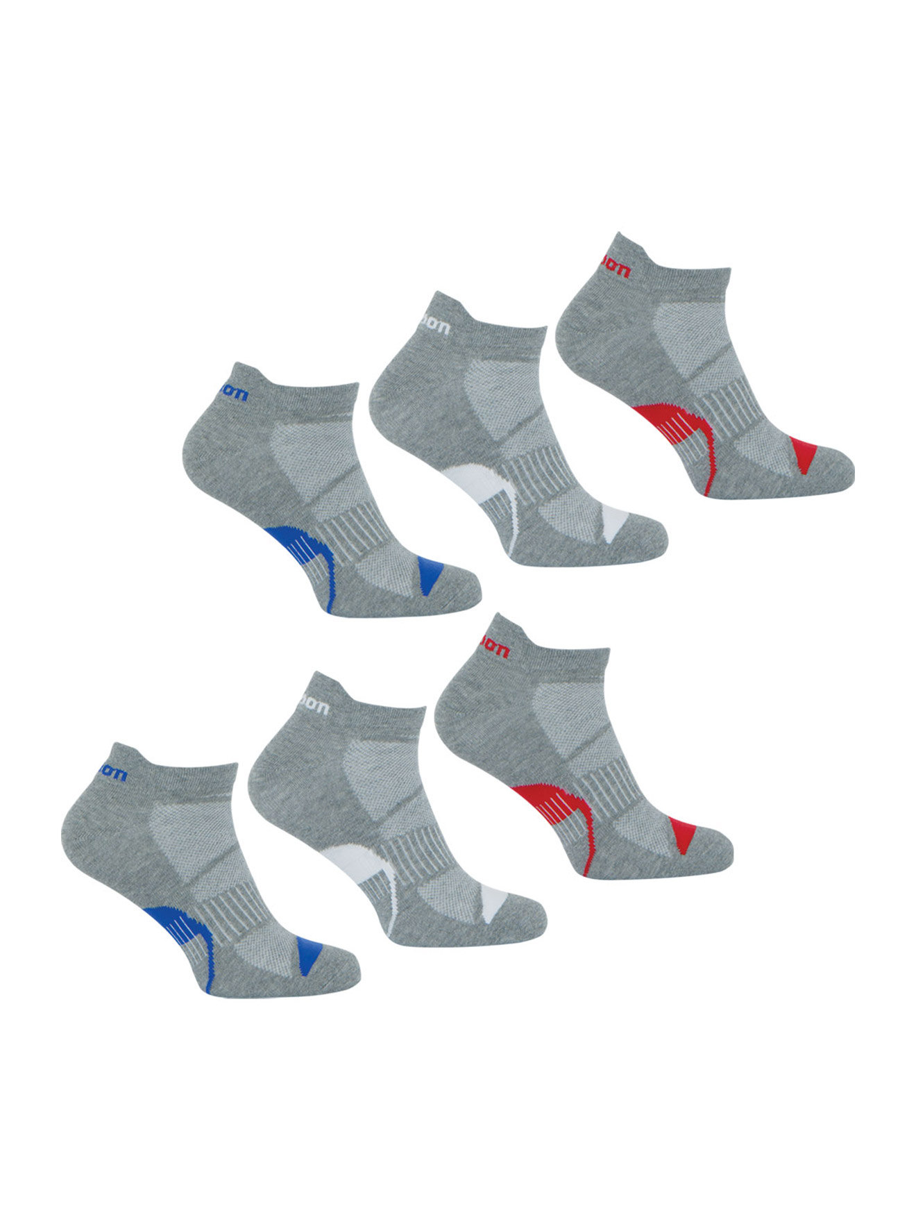 Lot de 6 paires de mi-chaussettes