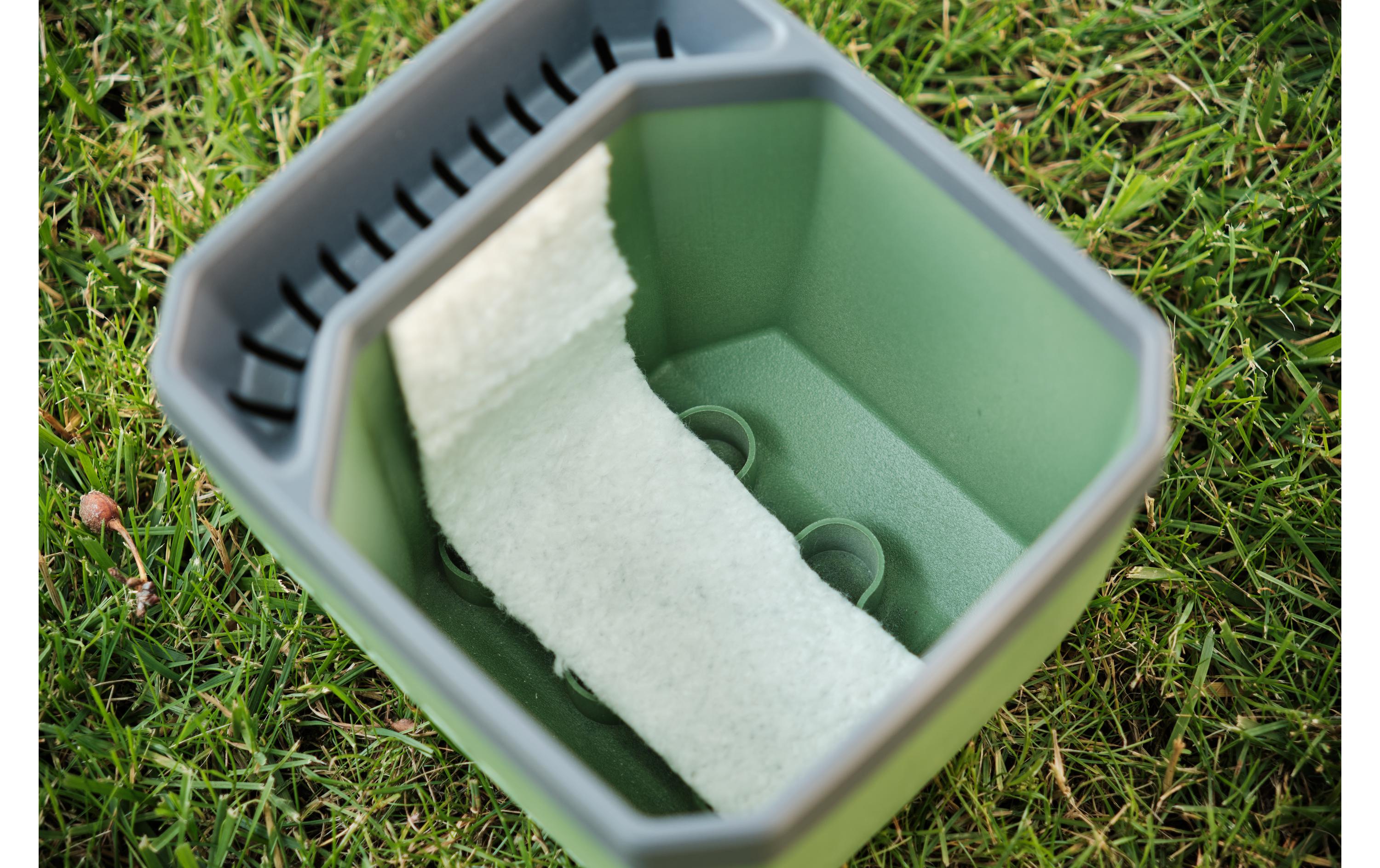 HERBS BUDDY Kräutertopf 3er Set TrecoloreKräutertopf mit Wasserreservoir und Kippfunktion