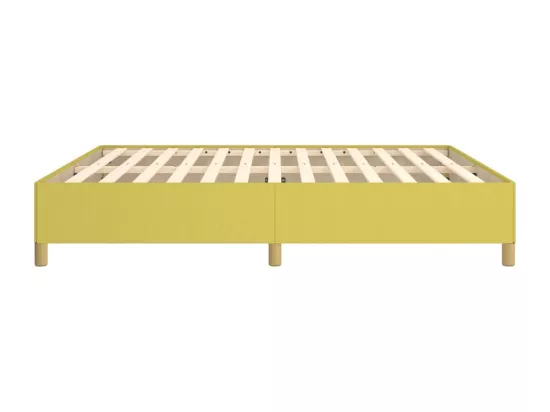 Sommier tapissier Vert 160x200 cm Tissu