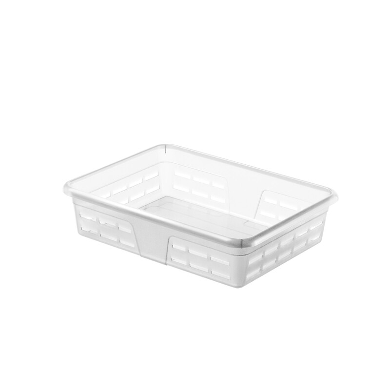 Rotho Formatkörbchen Graphix, A6, 14.5 x 19 x 6 cm, transparent