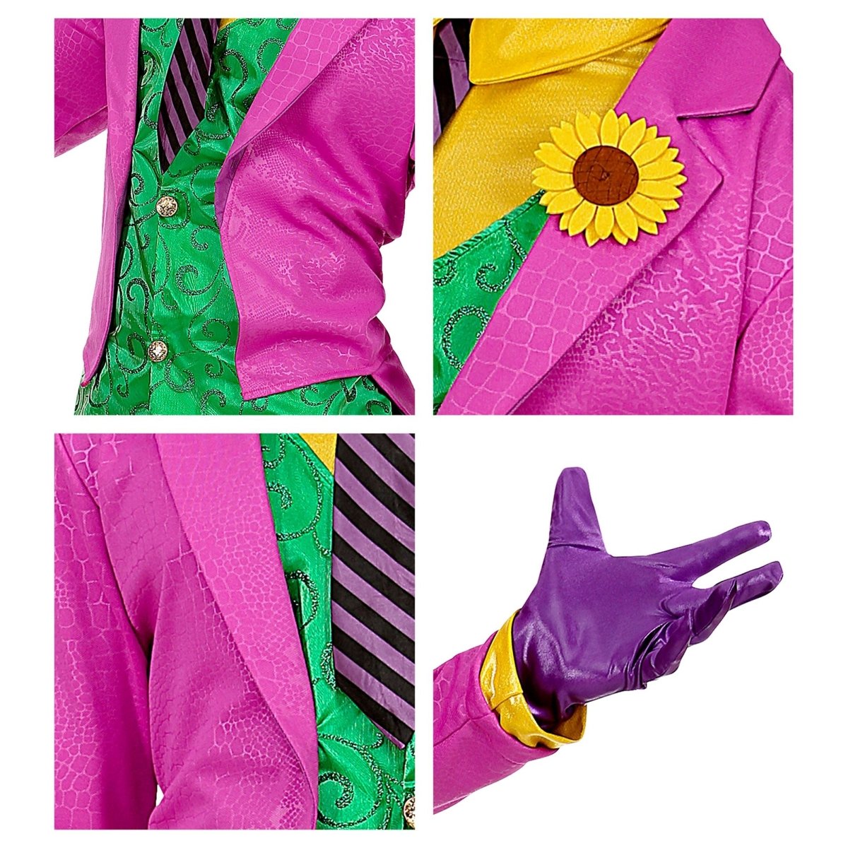 Halloween Kostuum Roze Heren Joker