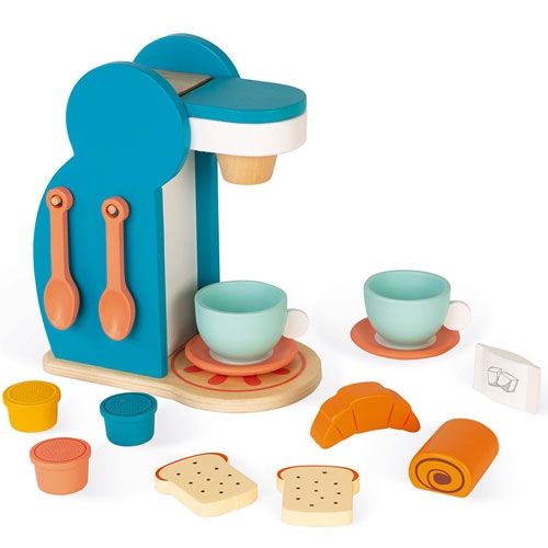 Janod koffiezetapparaat en ontbijtset