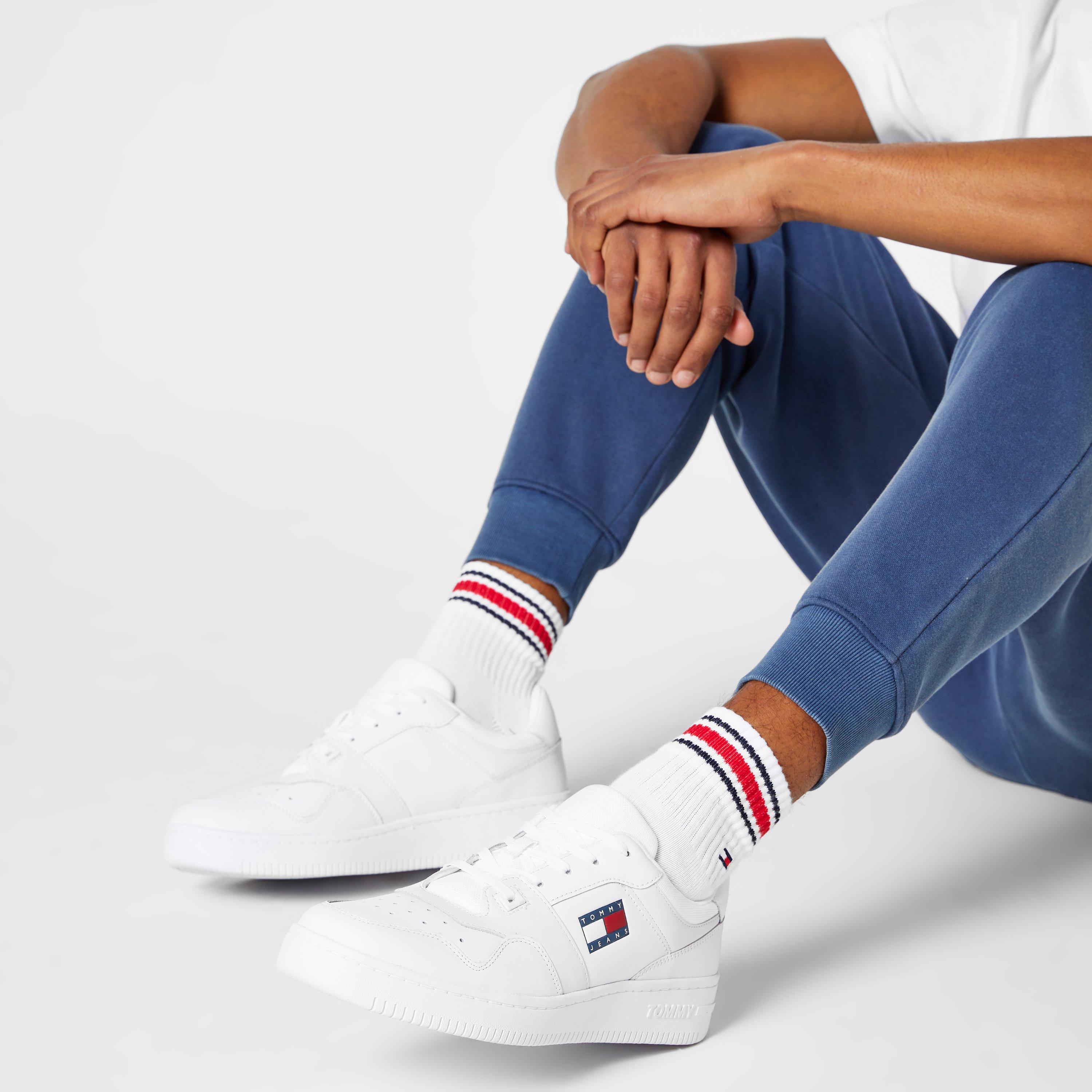 Tommy Jeans Retro Leather Basket Trainers