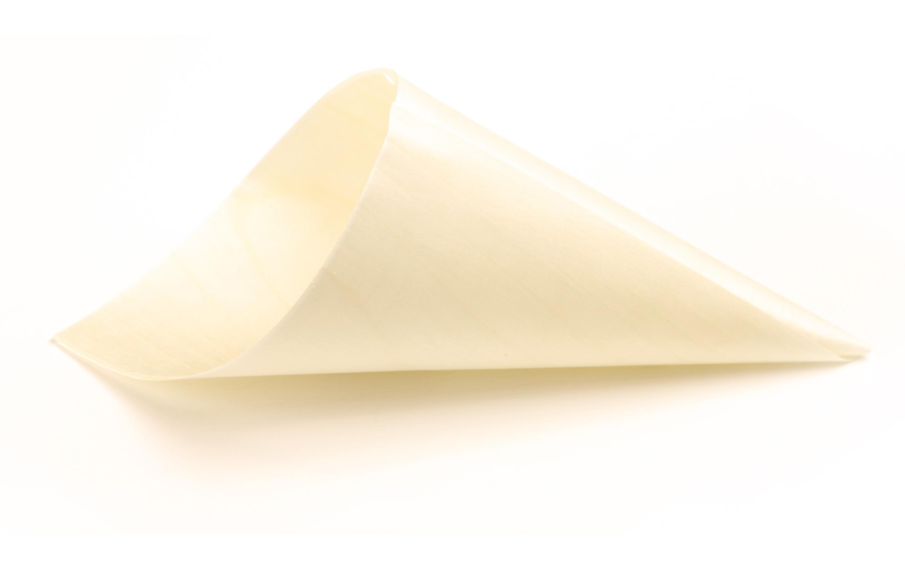 Fingerfood-Schale Cornet Ø 9.5 cm, 50 StückEinwegkegel aus FSC Holz