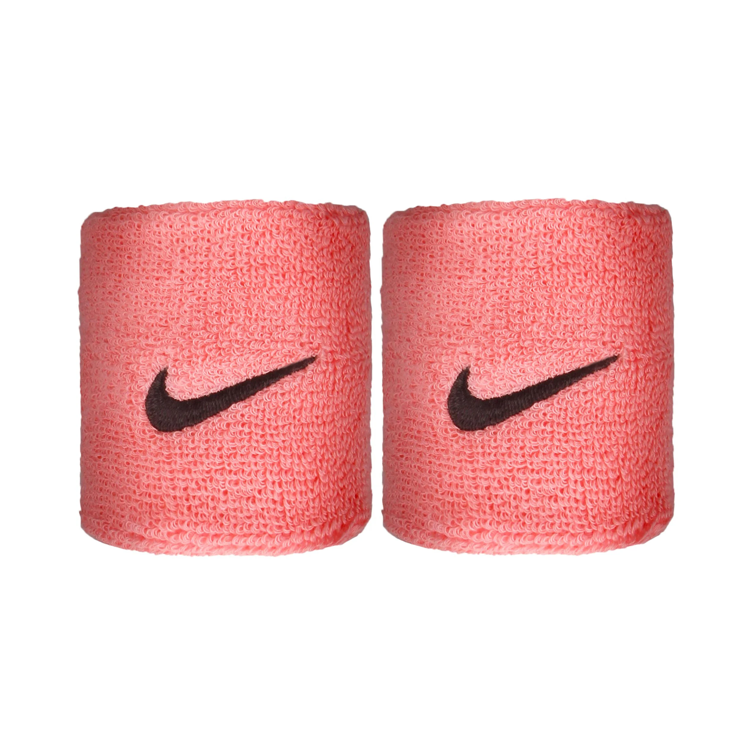 Nike Swoosh Poignet Pack De 2 Unités - Rosé, Noir