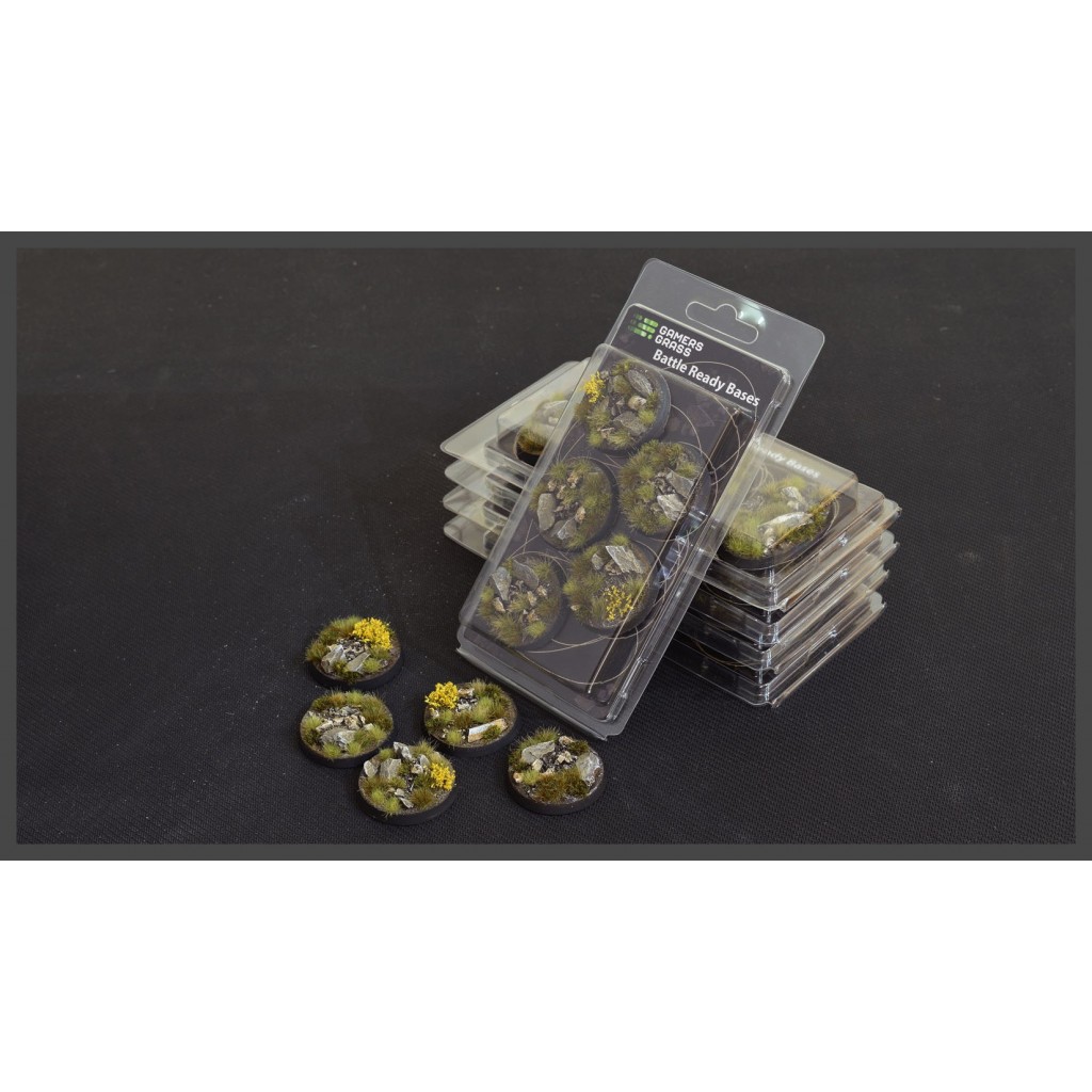 Highland Bases, Round 40mm (x5)