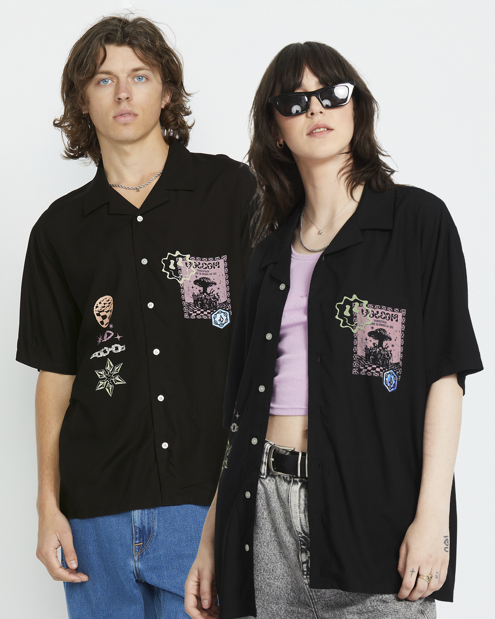 Volcom FA F Rygalski SS Woven Black