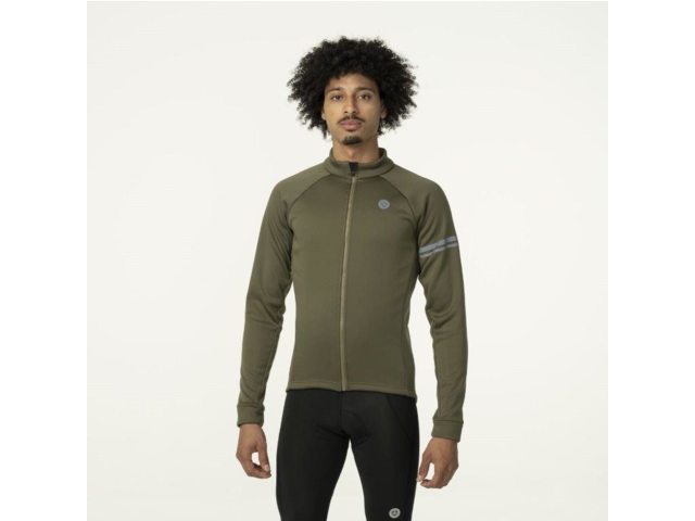 AGU Essential Strategy Thermo Cykeljakke Army Grøn