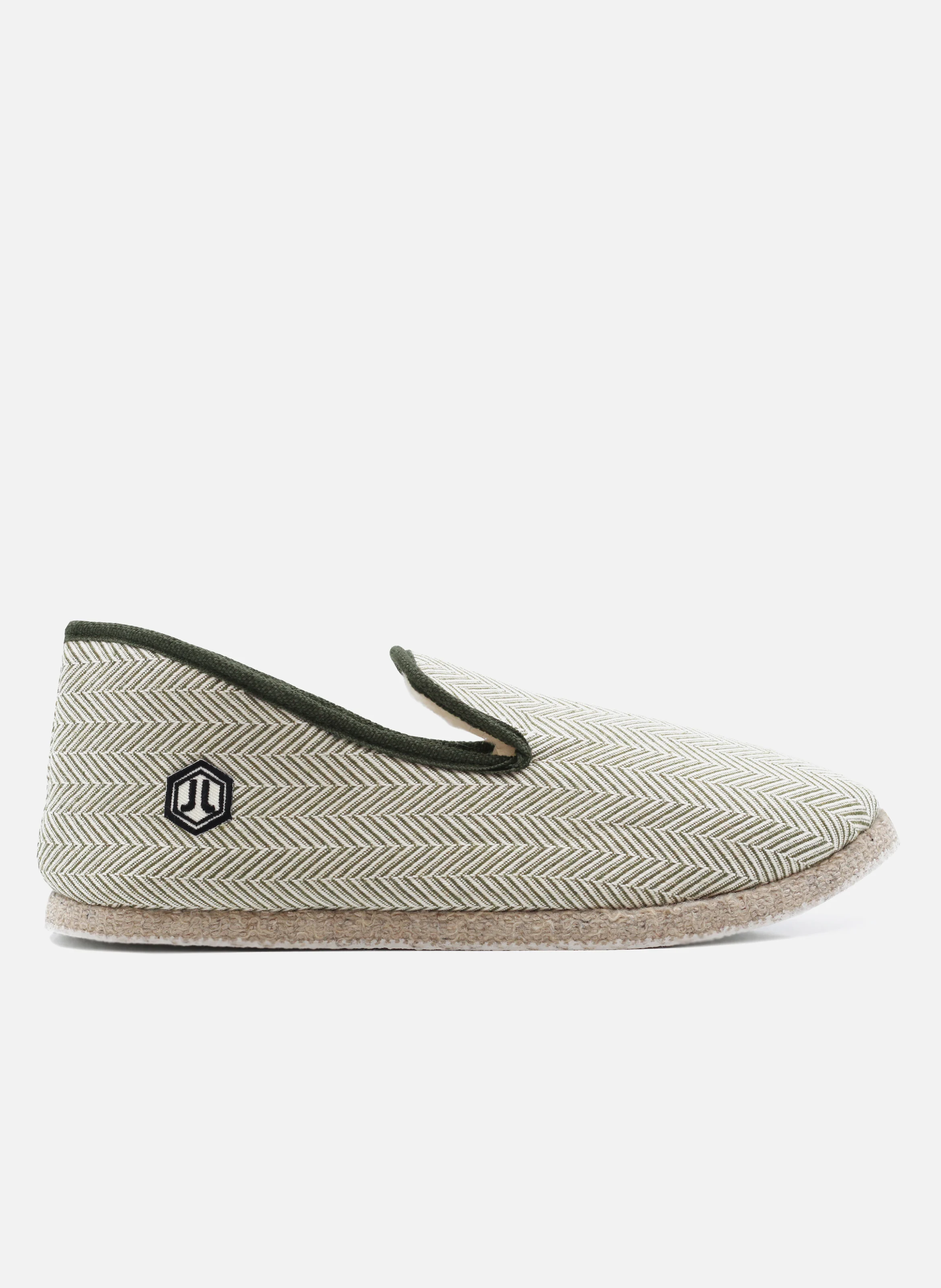Charentaises tissu | Vert