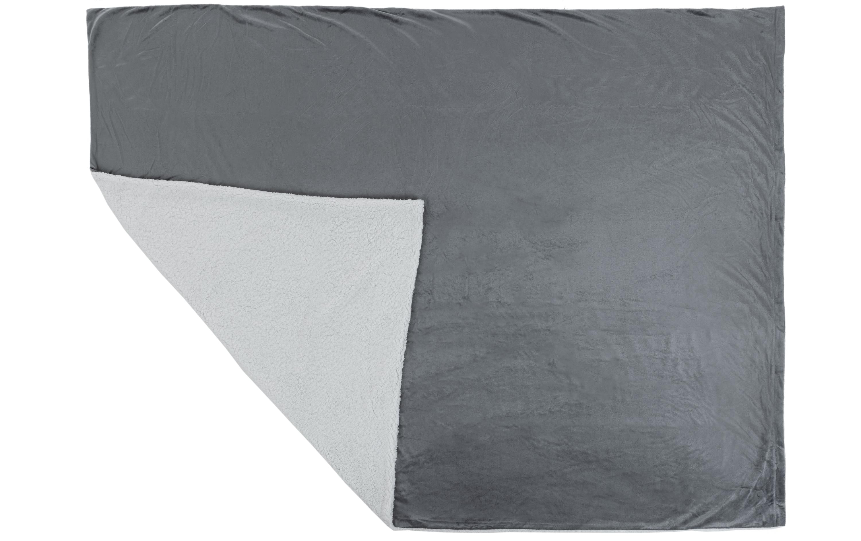 Duvetbezug Sherpa 160 x 210 cm, GrauKuschelweicher und warmer Bezug für Duvets und COCON Gewichtsdecken